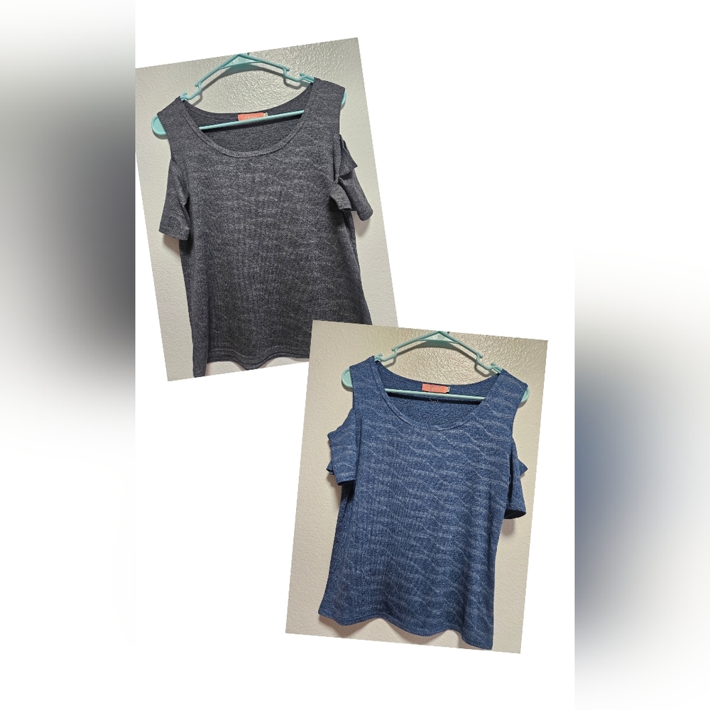Kelier Cold Shoulder Tops